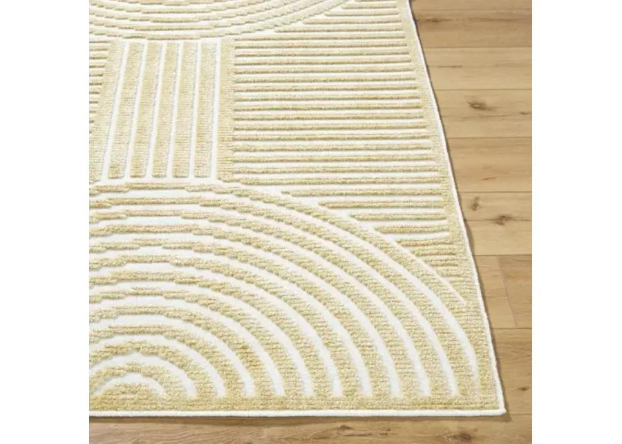 Lyna LYA-2330 5' x 7'2" Machine Woven Rug