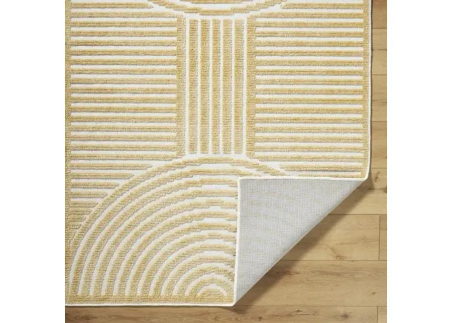 Lyna LYA-2330 5' x 7'2" Machine Woven Rug