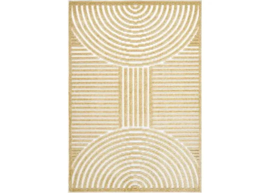 Lyna LYA-2330 5' x 7'2" Machine Woven Rug