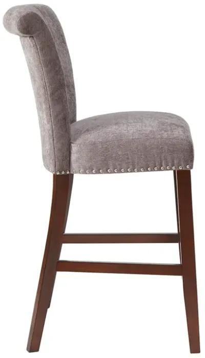 Madison Park Colfax Grey 30-Inch Bar Stool