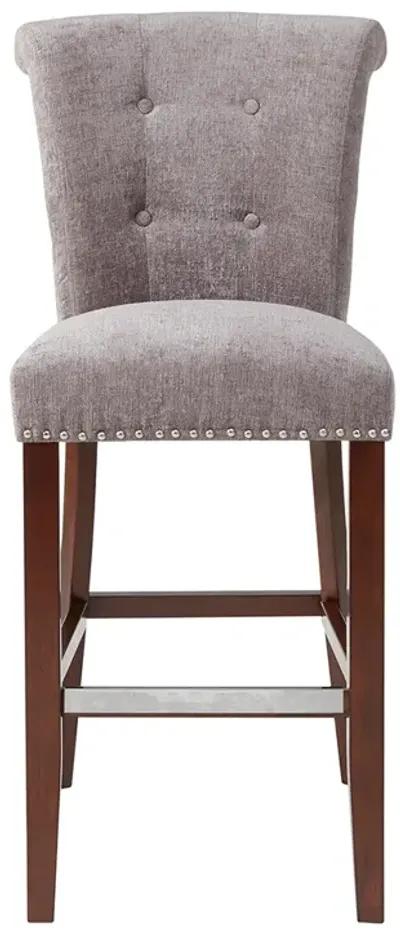 Madison Park Colfax Grey 30-Inch Bar Stool