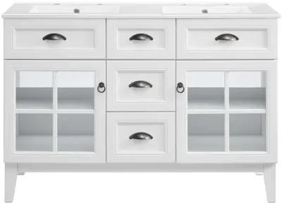 Isle 48" Double Bathroom Vanity Cabinet