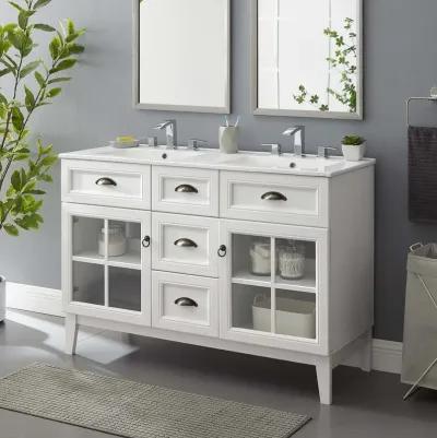 Isle 48" Double Bathroom Vanity Cabinet