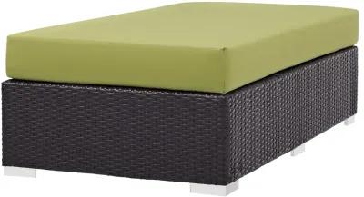 Convene Outdoor Patio Fabric Rectangle Ottoman