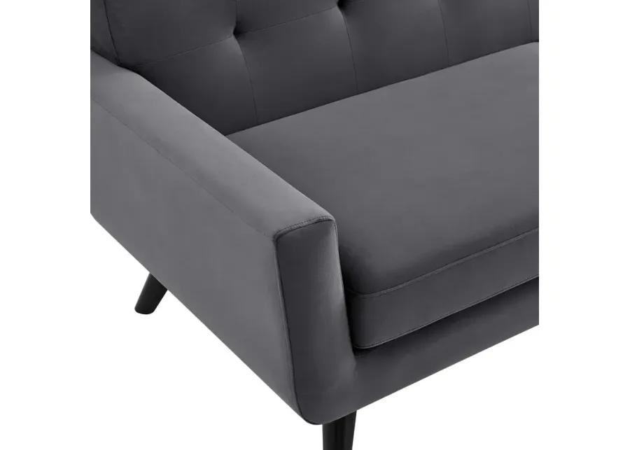 Engage Performance Velvet Armchair