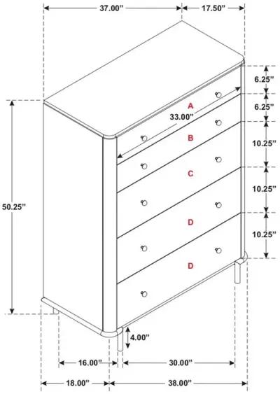 Aaliyah 5-Drawer Chest