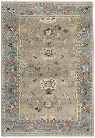 Envision Tan/Gray  Hand Spun Wool 9'x12' Rectangle Rug