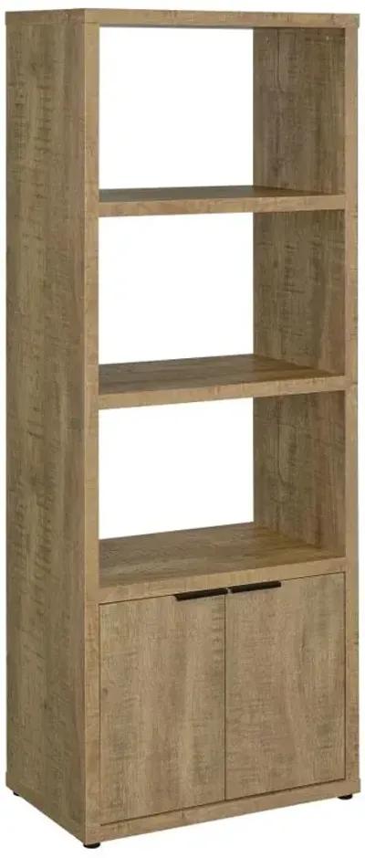 Tabby 3-Shelf Engineered Wood Media Tower Mango