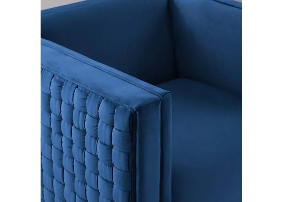 Resonate Performance Velvet Armchair