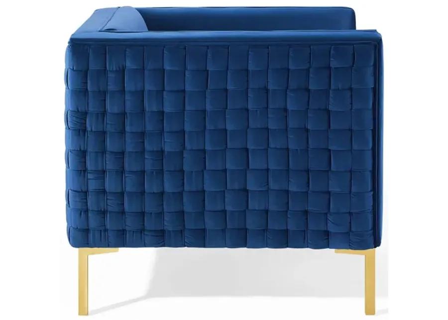 Resonate Performance Velvet Armchair