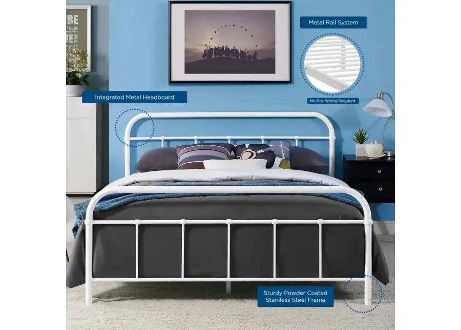 Maisie Queen Stainless Steel Bed Frame