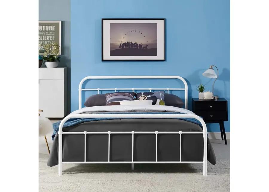 Maisie Queen Stainless Steel Bed Frame