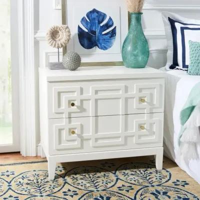 LUIZA 2 DRAWER NIGHTSTAND