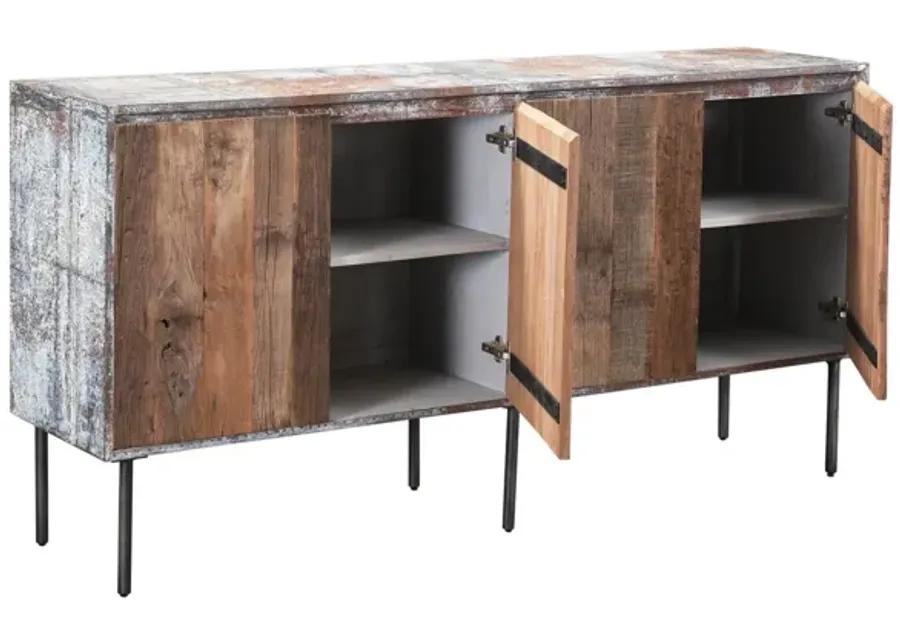 Reclaimed 4 Door Sideboard