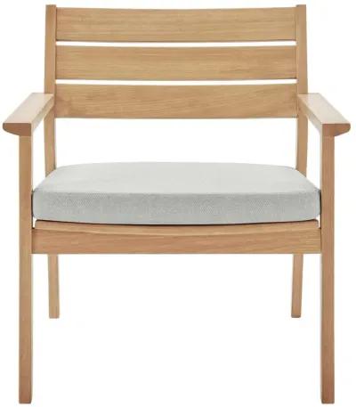 Breton Outdoor Patio Ash Wood Armchair