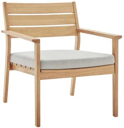 Breton Outdoor Patio Ash Wood Armchair