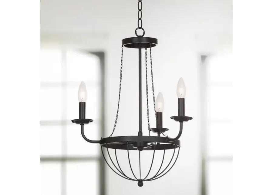 Jacques 18-Inch Dia Adjustable Chandelier