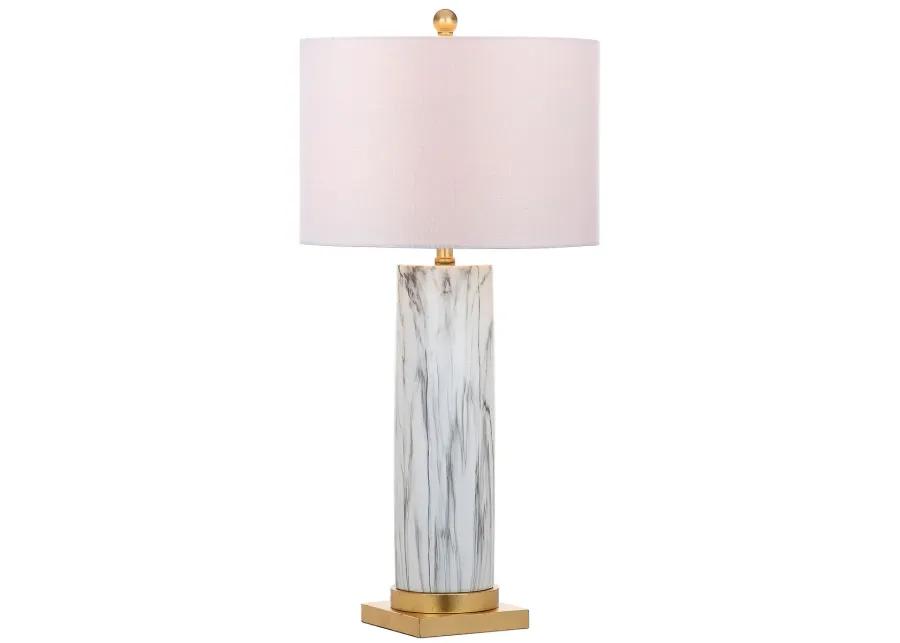 Sonia Faux Marble 31.25-Inch H Table Lamp - Set of 2