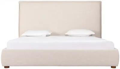 LUZON KING BED TALL HEADBOARD WHEAT