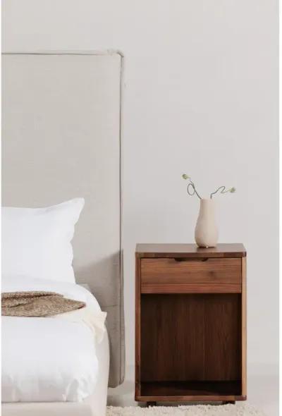 LUZON KING BED TALL HEADBOARD WHEAT