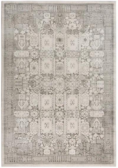 Calabria Ivory Persian Polyester 8'10" x 11'10" Rectangle Rug