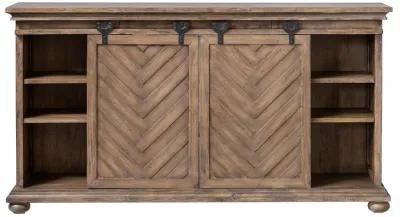 Primalia Barn Door Media Console