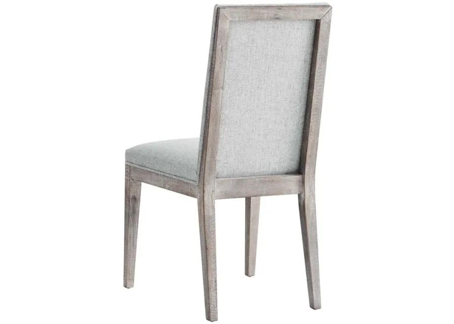 Maisonette French Vintage Tufted Fabric Dining Side Chairs Set of 2