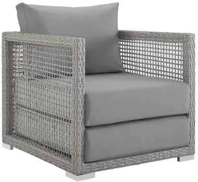 Aura 4 Piece Outdoor Patio Wicker Rattan Set