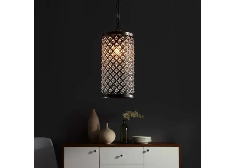 Reflect Glass and Metal Pendant Chandelier