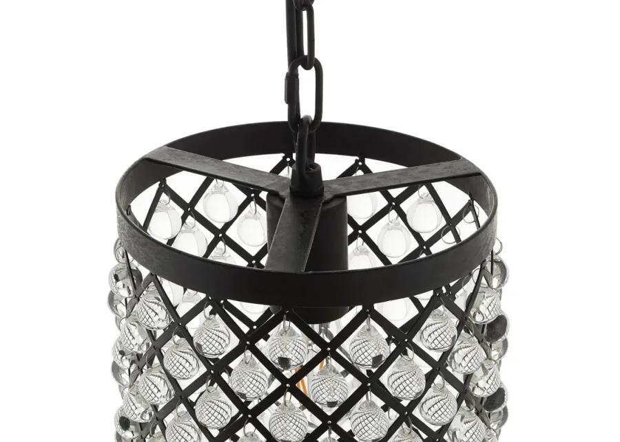 Reflect Glass and Metal Pendant Chandelier