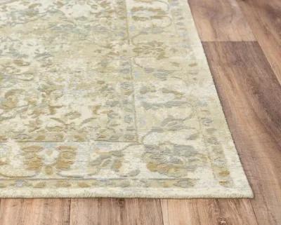 Artistry Beige Classic NZ Wool/Tencel Blend 8' x 10' Rectangle Rug