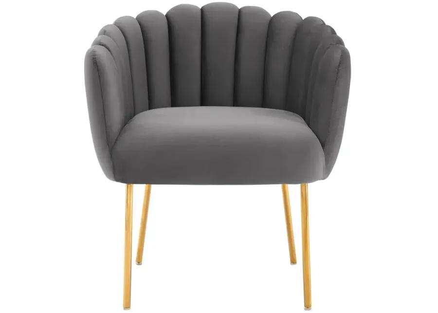 Sanna Channel Tufted Performance Velvet Armchair