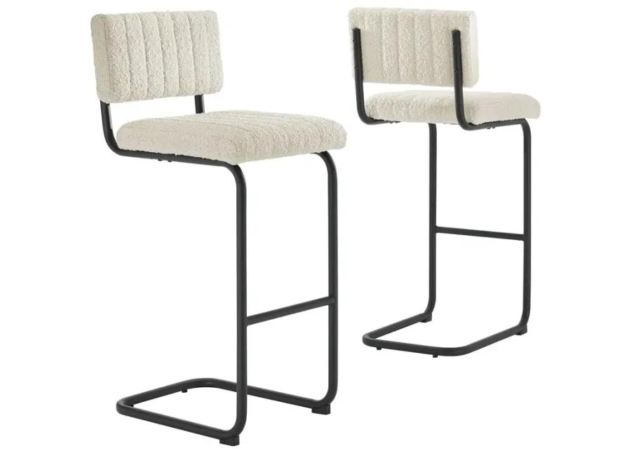 Parity Boucle Bar Stools - Set of 2