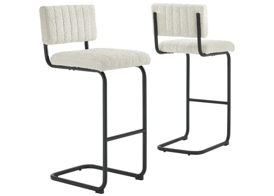 Parity Boucle Bar Stools - Set of 2