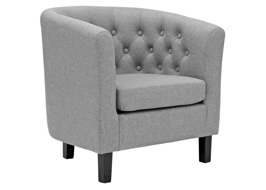 Prospect 2 Piece Upholstered Fabric Loveseat and Armchair Set