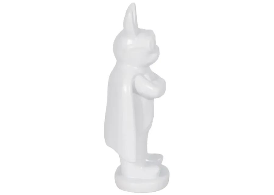 10" Super Dog, White