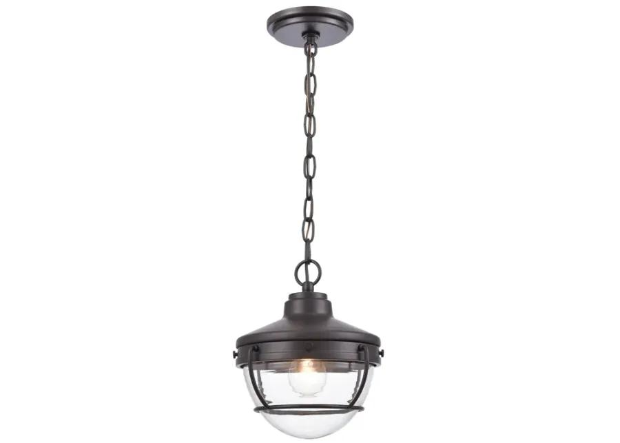 Eastport 9" Wide 1-Light Outdoor Pendant - Oil Rubbed Bronze