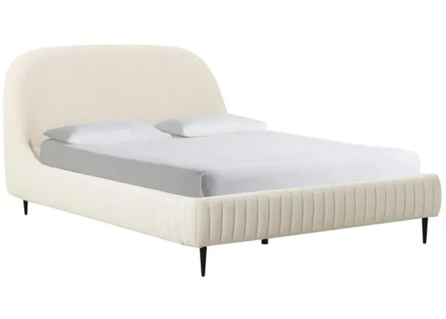 Denise Cream Boucle Bed in King