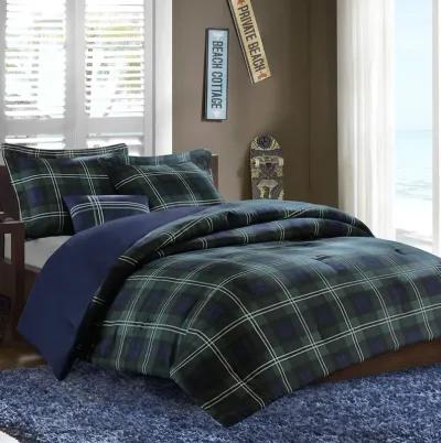 Mi Zone Brody Blue Comforter Set