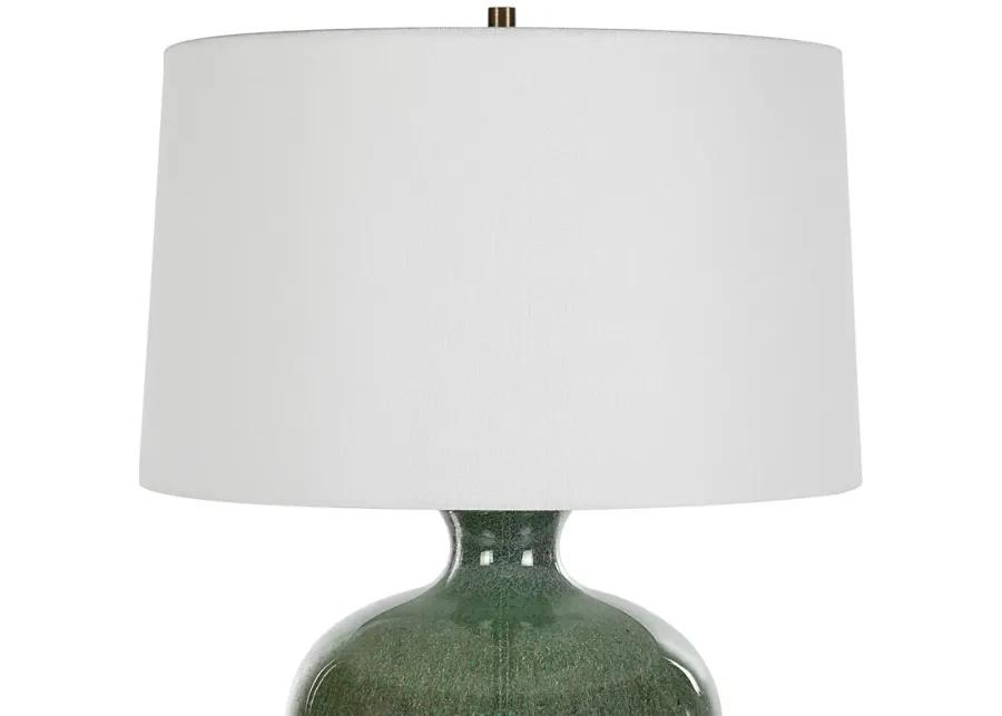 Nataly Aged Green Table Lamp