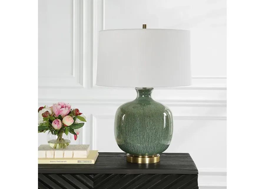 Nataly Aged Green Table Lamp