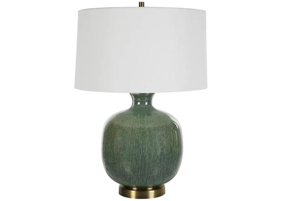 Nataly Aged Green Table Lamp