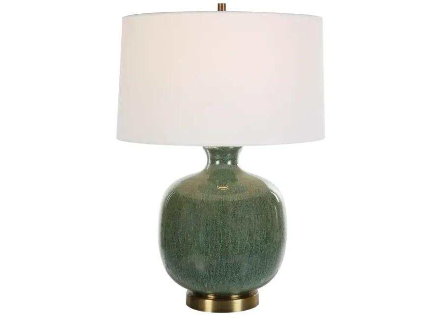 Nataly Aged Green Table Lamp