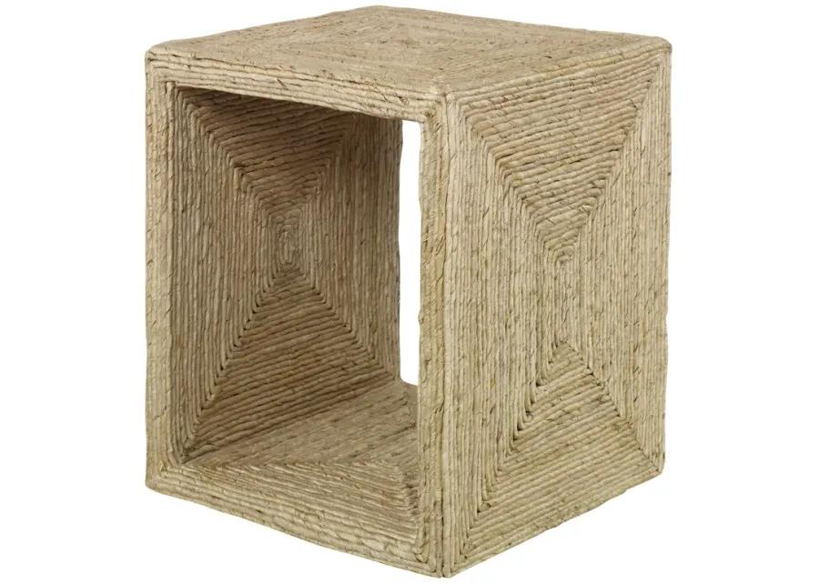 Rora Coastal Woven Side Table