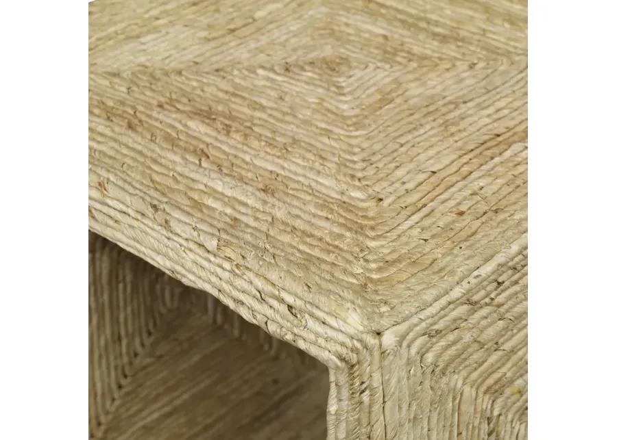 Rora Coastal Woven Side Table