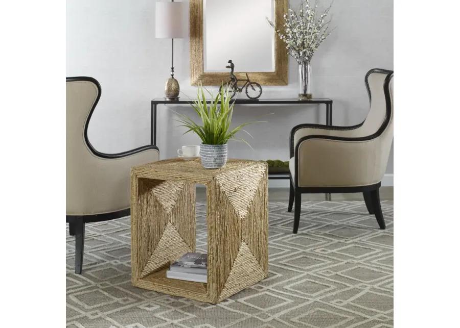 Rora Coastal Woven Side Table