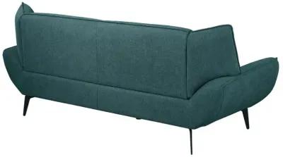 Acton Upholstered Flared Arm Sofa Teal Blue