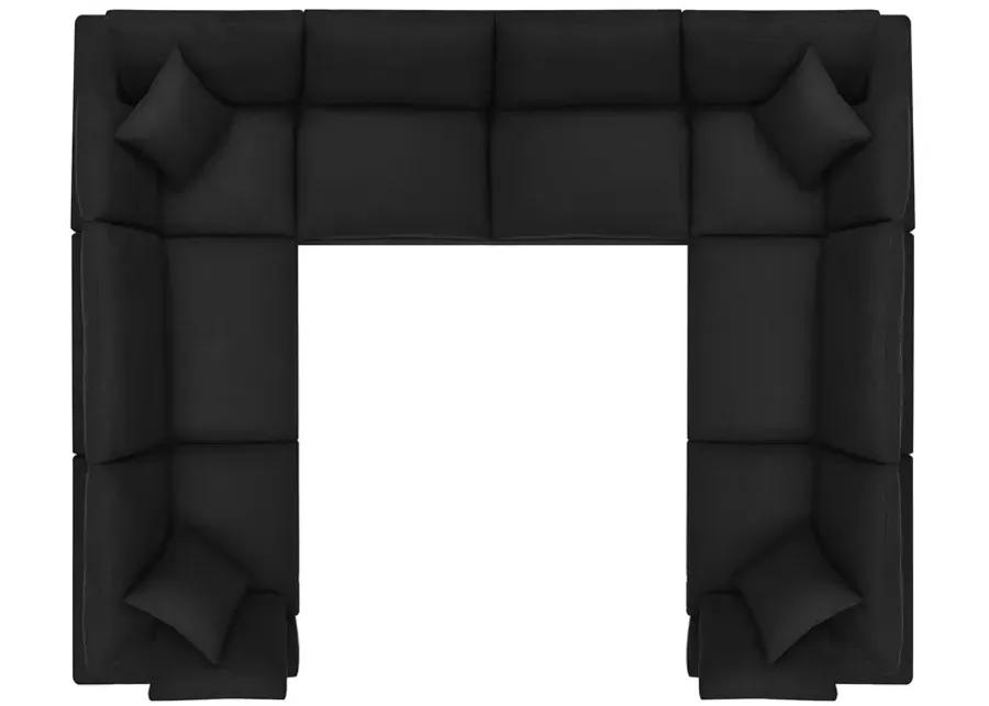 Commix Down Filled Overstuffed 8-Piece Sectional 