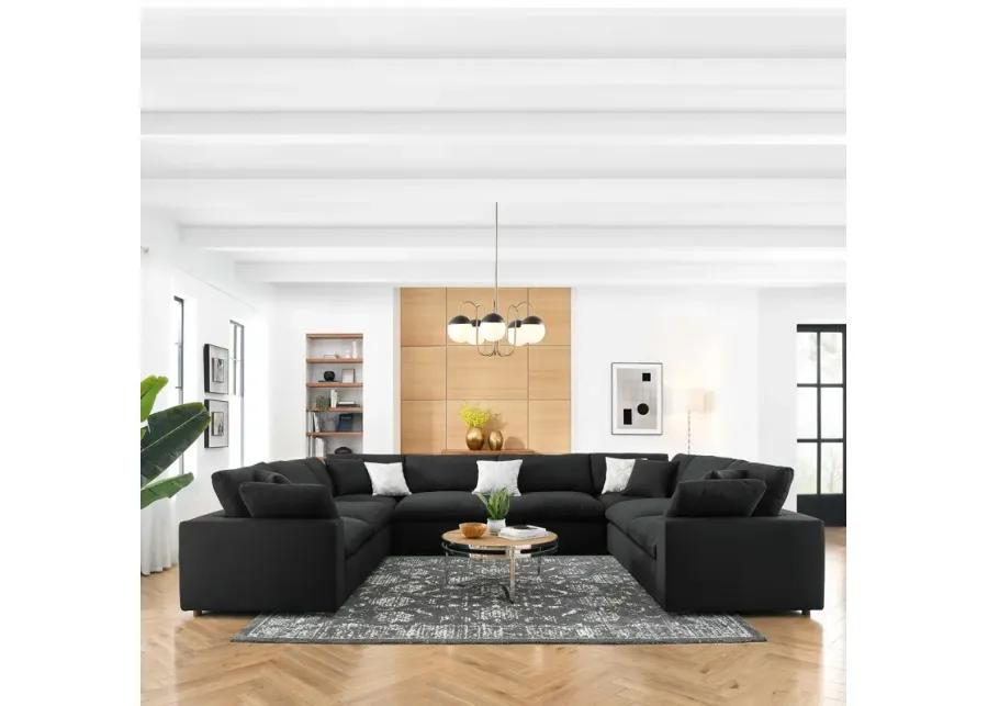 Commix Down Filled Overstuffed 8-Piece Sectional 