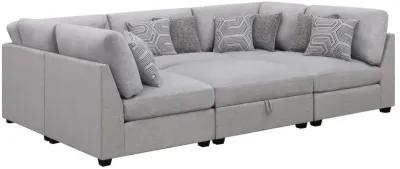 Cambria 6-Piece Upholstered Modular Sectional